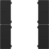 Wippenset 2-fach Tastsenor 4.55 Plus  Schwarz m Gira 5018005