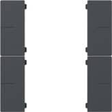 Wippenset 2-fach Tastsenor 4.55 Plus  Anthrazit Gira 501828