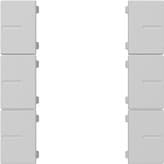 Wippenset 3-fach Tastsenor 4.55 Plus  Grau m Gira 5019015