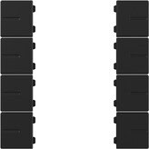 Wippenset 4-fach Tastsenor 4.55 Plus  Schwarz m Gira 5020005