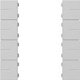 Wippenset 4-fach Tastsenor 4.55 Plus  Grau m Gira 5020015