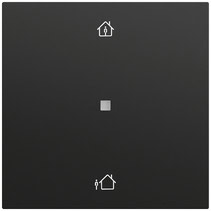 RF Multi Bedienaufs. 1-fach Heizmodus KNX System 70 Schwarz m(lack.) Gira 510674