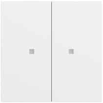 RF Multi Bedienaufs. 2-fach KNX System 70 Reinweiß m(lack.) Gira 510772