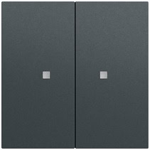 RF Multi Bedienaufs. 2-fach KNX System 70 Anthrazit(lack.) Gira 510773