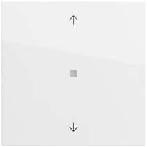 Taster Wippe 1-fach Pfeile OneKNX System 70 Reinweiß Gira 517270