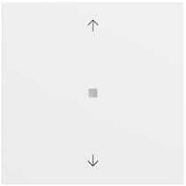 Taster Wippe 1-fach Pfeile OneKNX System 70 Reinweiß m(lack.) Gira 517272