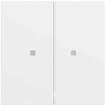 Taster Wippe 2-fach OneKNX System 70 Reinweiß m(lack.) Gira 517372