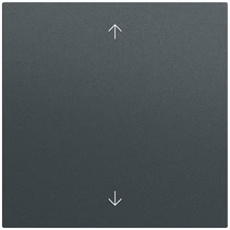 S3000 Bedienaufs. Pfeile System 70 Anthrazit(lack.) Gira 536173