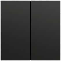 S3000 Bedienaufs. 2-fach System 70 Schwarz m(lack.) Gira 536274