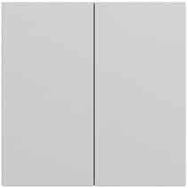 S3000 Bedienaufs. 2-fach System 70 Grau m(lack.) Gira 536276