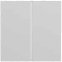Wippe 2-fach unbedruckt System 70 Grau m(lack.) Gira 537076