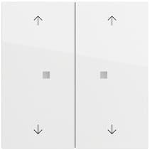 Wippe 2-fach Pfeile Kontrollf. System 70 Reinweiß Gira 538670