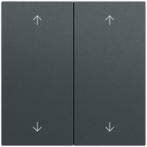 Wippe 2-fach Pfeile System 70 Anthrazit(lack.) Gira 538773