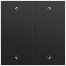 Wippe 2-fach Pfeile System 70 Schwarz m(lack.) Gira 538774