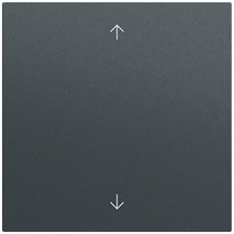 Wippe 1-fach Pfeile System 70 Anthrazit(lack.) Gira 538973