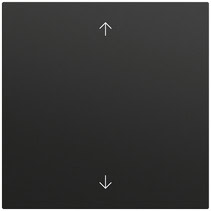 Wippe 1-fach Pfeile System 70 Schwarz m(lack.) Gira 538974