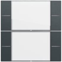 Wippenset 2-fach BSF Tastsenor 4.70  Klar/Anthrazit(lack.) Gira 577273