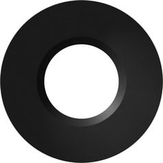 Designrg breit Zubehör Schwarz Gira 8308550