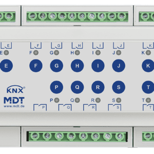 KNX Schaltaktor 24-fach, 12TE REG, 16 A, 230 V AC, C-Last,Standard,140µF, Secure MDT AKS-2416.04S