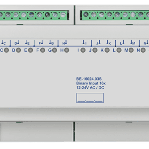 KNX Binäreingang 16-fach, 8TE REG, Ausführung 24 V AC/DC, Secure MDT BE-16024.03S