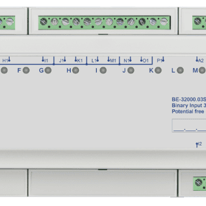 KNX Binäreingang 32-fach, 12TE REG, Ausführung potentialfrei, Secure MDT BE-32000.03S