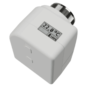 KNX RF+ Heizkörperthermostat mit Display und 2 x AA-Batterie, Secure MDT RF-HVA1DAA.01S