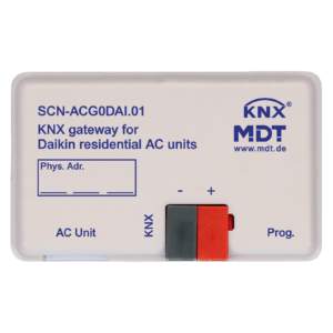 KNX Gateway für Daikin Wohnbau-Klimageräte, UP MDT SCN-ACG0DAI.01