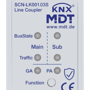 KNX Bereichs-/ Linienkoppler mit Data Secure und Proxy-Funktion, 2TE REG MDT SCN-LK001.03S