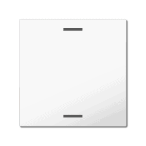 MDT Wippe für KNX Taster Light 55 1-fach, Reinweiß glänzend, Neutral MDT TAL-55W1002.02