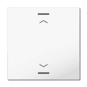 MDT Wippe für KNX Taster Light 63 1-fach, Studioweiß glänzend, Jalousie MDT TAL-63W1A04.02