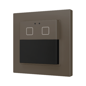 Presentia W2 v2. KNX Bewegungsmelder für Wandmontage - 2 Tasten - Mokka Zennio ZPDW2V2M