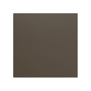 ZS70. Blende 70x70 mm - Mokka. Benötigt Metallplatte (8300035), ist nicht enthalten. Zennio ZS70BCM