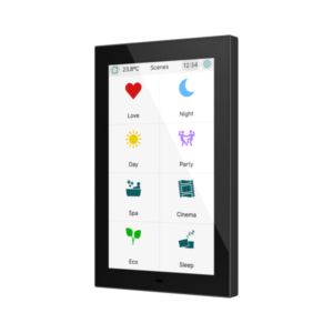 CX50. KNX kapazitives Touchpanel mit 5" - Schwarz Zennio ZVICX50A