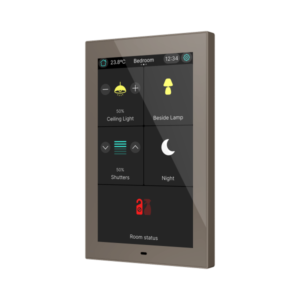 CX50. KNX kapazitives Touchpanel mit 5" - Mokka Zennio ZVICX50M
