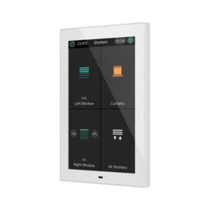 CX50. KNX kapazitives Touchpanel mit 5" - Weiß Zennio ZVICX50W