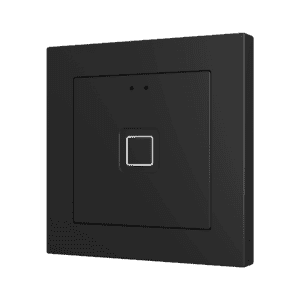 Tecla RGB 55 X1. Kapazitiver Taster 55x55 - 1 Taste - Schwarz (Rahmen nicht enthalten) Zennio ZVITR55X1A