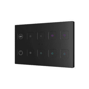 Tecla RGB XL 10. Kapazitiver Taster - 10 Tasten - Custom Design Zennio ZVITRXL10