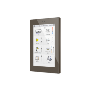 Z50. Kapazitives Farb 5" - Touchpanel - Mokka. Zennio ZVIZ50M