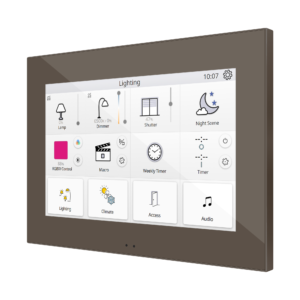 Z70 v2. Kapazitives Farb 7" - Touchpanel - Mokka. Zennio ZVIZ70V2M