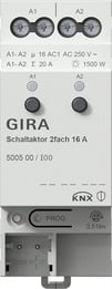 Schaltaktor 2f 16 A KNX REG Gira GIR-500500