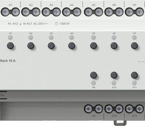 Schaltaktor 12f 10 A KNX REG Gira GIR-512800