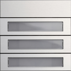 Ruftastenmodul 3f System 106 Aluminium(elox.) Gira GIR-5533916