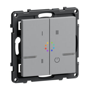 SEANO with Netatmo Wandsender Farbwechselschalter Farbe: Aluminium Legrand 765743