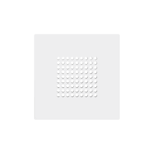 ZS55. RingBOX. KNX-Klingelabdeckung 55x55 mm - Mattweiß Zennio ZS55CRBOXMW