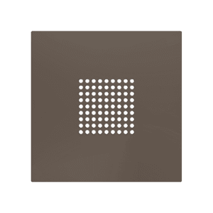 ZS70. RingBOX. KNX-Klingelabdeckung 70x70 mm - Mokka Zennio ZS70CRBOXM