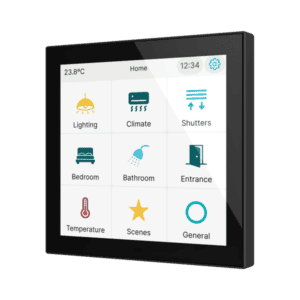 CX40. KNX kapazitives Touchpanel mit 4" - Schwarz Zennio ZVICX40A