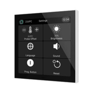 CX40. KNX kapazitives Touchpanel mit 4" - Weiß Zennio ZVICX40W