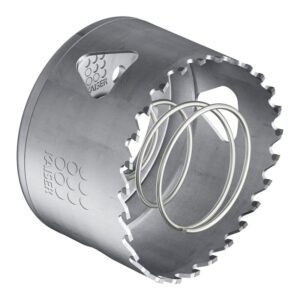 Kaiser Werkzeug EXPERT HM-Fräskrone Ø 74mm mit Auswerfer-Feder Hartmetall-Zähne 1082-41