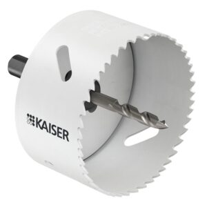 Kaiser Werkzeug BASIC Fräser Ø 79mm mit Aufnahme und Zentrierbohrer BiMetall Vario Verzahnung 4-6 ZpZ 1084-79