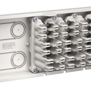 Kaiser Gf-GV FlexBox Connect Wandmodul B Ausbruch 4 x M20, M25, 48 Patchkabel 4240003